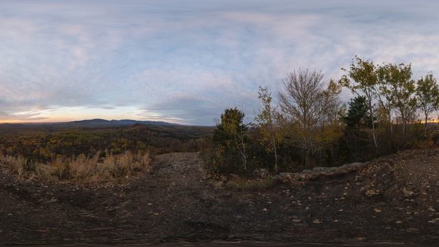 Рассвет на сопке Змеиная, Хабаровский край. Видео 360 градусов