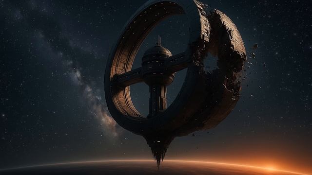 Orbital Ruins Dark Ambient Sci Fi Music For Relaxation [Cerebral Deep SPACE Ambience 🎧]