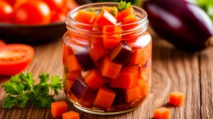 Баклажаны на зиму 4х4. Очень вкусный салат из баклажан! Лучшие рецепты [Семейные рецепты]