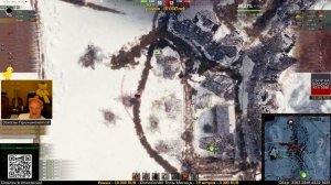 Лысая Пиктограмма на Замороженной Реке тащит бой на Арте - T92 HMC.