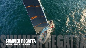 ⛵ Летняя регата в Пьюджет-Саунде — завораживающие 4K кадры с воздуха! 🌊