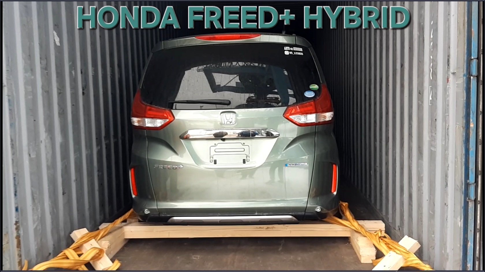 Забираем Honda Freed+ Hybrid c ТК Владивосток - Москва смотреть онлайн