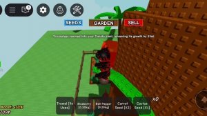 коплю 2м в #вырасти сад. #роблокс. #roblox.