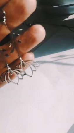 Серьги с цветами, новинка от Zhen_Studio