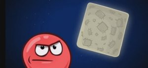 Злой квадрат сделал Луну квадратной в Red ball 4.