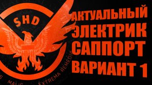 Актуальная сборка Электрик ленивый билд саппорт вариант один The Division 2