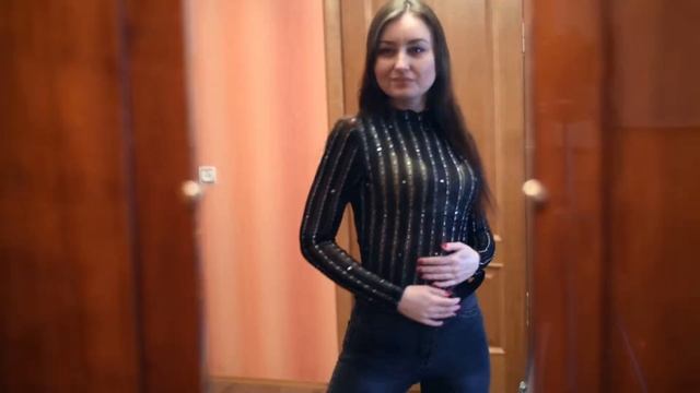 ПРИМЕРКА ПРОЗРАЧНОЙ ВОДОЛАЗКИ С ЛЮРЕКСОМ С ALIEXPRESS