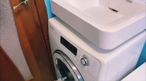 Как установить раковину над стиральной машиной
