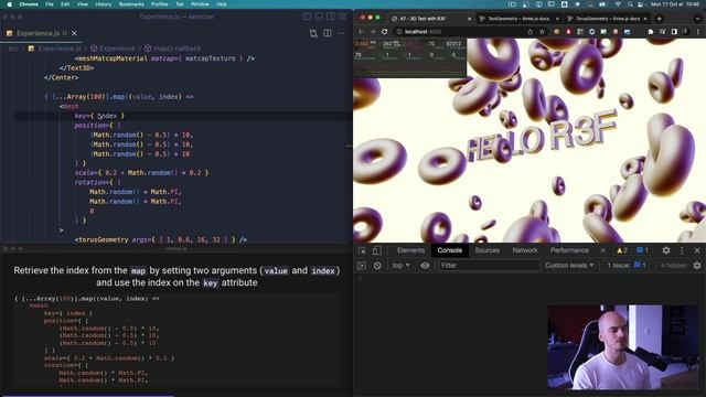 [Bruno Simong ] Three.js Journey 60 — 3D Text with R3F