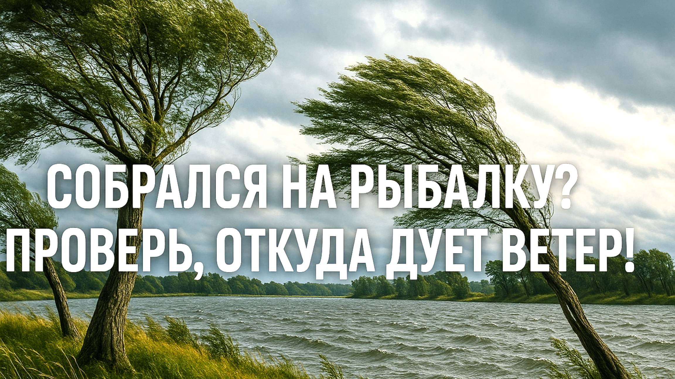 Собрался на рыбалку? Проверь, откуда дует ветер!