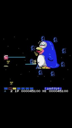 🛸 Parodius Saturn — Босс-пингвин кидает бутылки! 1 уровень 🧴🐧
