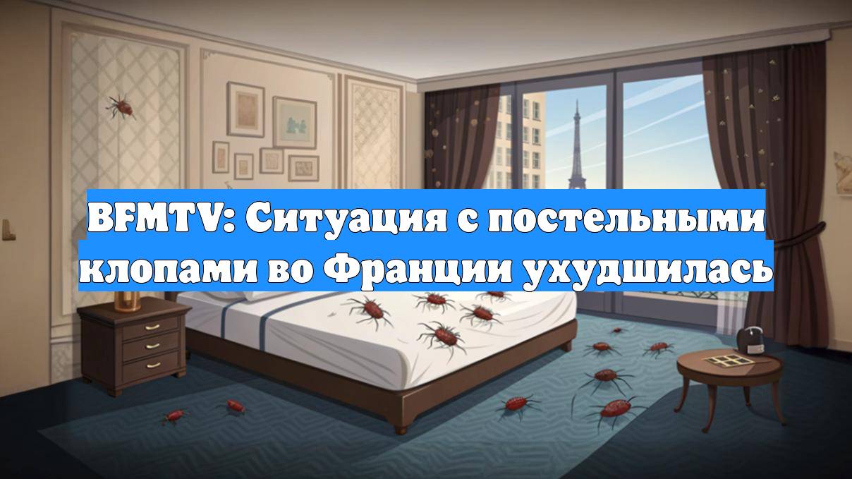 BFMTV: Ситуация с постельными клопами во Франции ухудшилась
