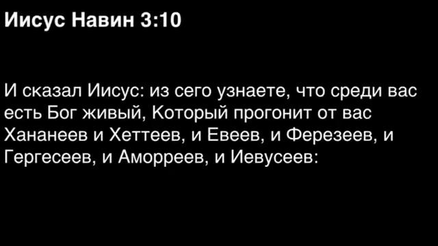 Книга Иисуса Навина, глава 3