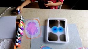 Технология Эбру на бурятском языке