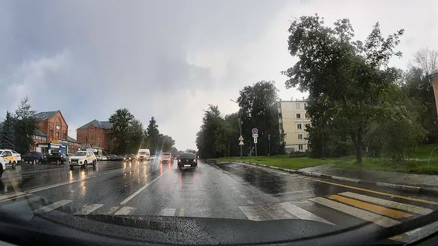 Haval F7 Пряник. Поездка под дождем