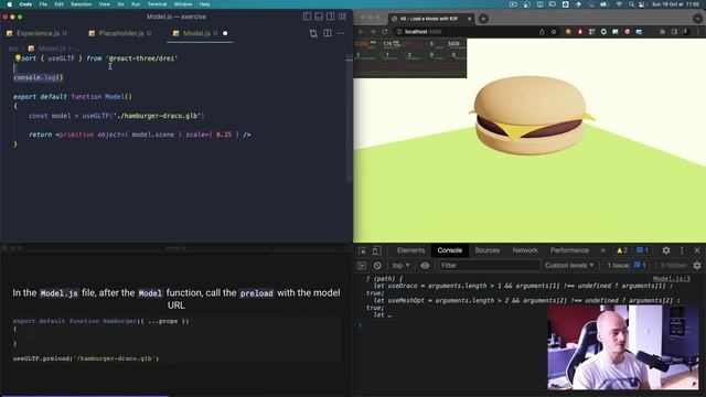 [Bruno Simong ] Three.js Journey 59 — Load models with R3F