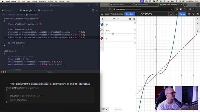 [Bruno Simong ] Three.js Journey 44 — Procedural Terrain Shader