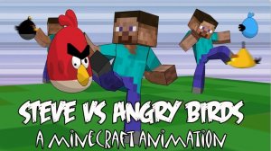 MINECRAFT VS ANGRY BIRDS MASHUP VIDEO PARODY(Part 1)