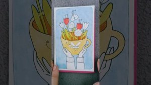 Рисую цветы в кружке💐🌸🌼