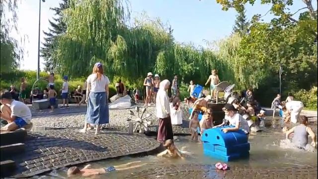 Брызгалки в парке Горького