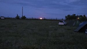 вечер на Завьяловском озере Полнолуние