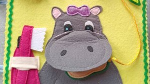 Книжка из фетра для малышей "Солнышко"