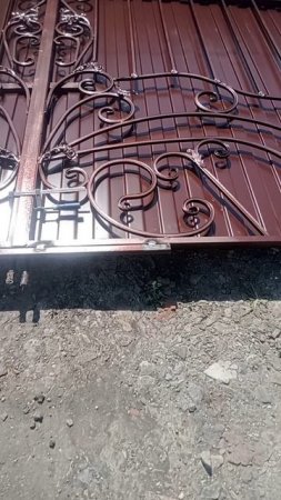 как поставить ворота