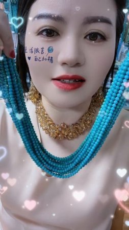 20250713-8 Natural Turquoise Bead String: Locking the Millennium - Old Ocean's Dreams
