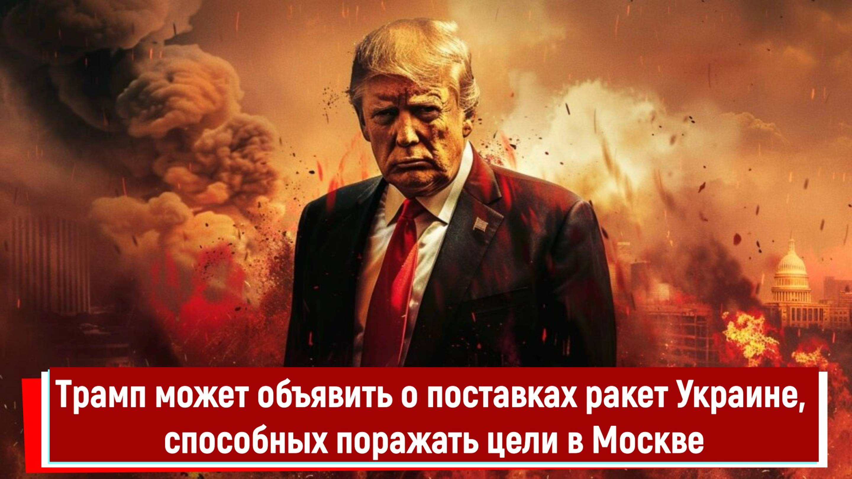 Трамп может объявить о поставках ракет Украине, способных поражать цели в Москве