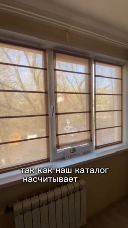 Сочетание портьерных и римских  штор