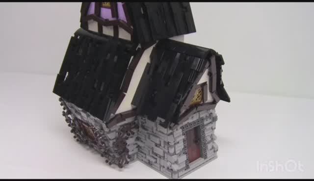 Lego НАКЛОННЫЕ СТЕНЫ. Для обветшалых, шатких, разрушающихся стилей!