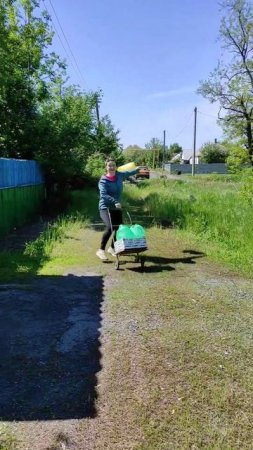 С Мамуськой по воду#мама#весна#жизньвселе