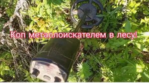 Коп металлоискателем в лесу!