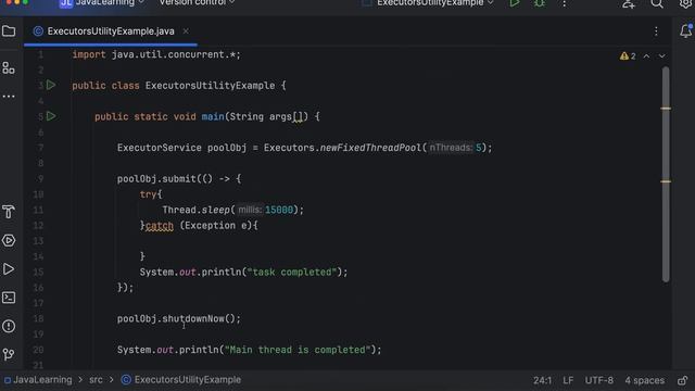 37. Java ScheduledThreadPoolExecutor  Shutdown Vs AwaitTermina