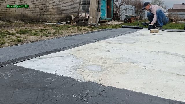Отсечная гидроизоляция/Разметка будущих стен