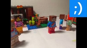 Фильм "История деревни Стива". Фильм Lego Minecraft и студии ©CardBoard Studio. Проект Г. Ивана.