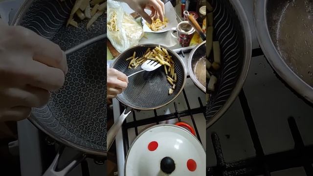 Тест драйв сковородки#мамаидочь#лерахаас#tiktok#еда