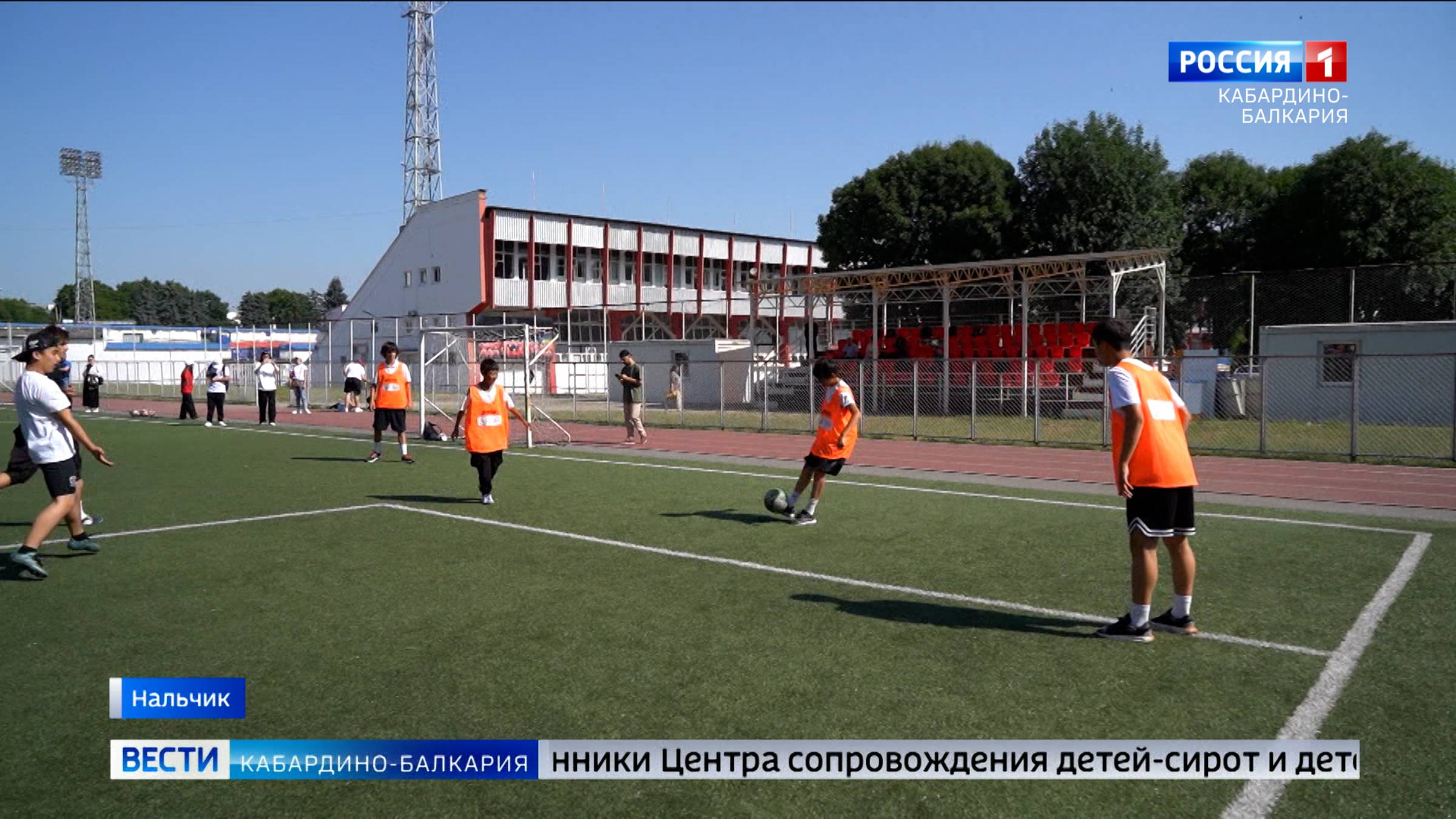 На центральном стадионе Нальчика провели «Зарядка со смыслом»