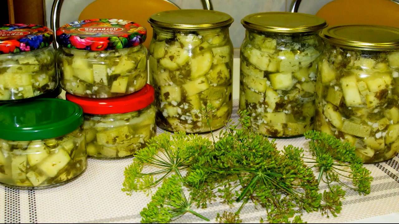 Чудесное дополнение к гарниру.Маринуем кабачки на зиму .