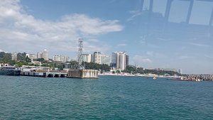 Морская прогулка на теплоходе в Сочи. Часть 1