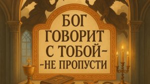 БОГ ГОВОРИТ С ТОБОЙ - не пропусти