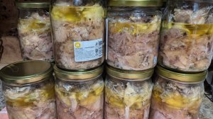 Готовим тушёнку из домашнего бройлера.