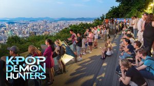 K-Pop Demon Hunters’ Real-World Namsan Night Tour 🌃 ｜ N Seoul Tower to Hoehyeon ｜ Seoul