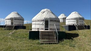 Видеообзор юрты и столовой в базовом лагере Ачикташ