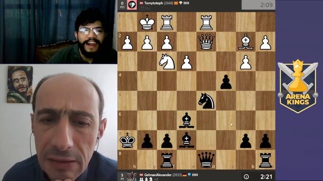 ОН ПРЁТ ВПЕРЕД! // IM Alejo Ismael Gimenez Aguirre vs IM Шура Гельман #шахматы #chess