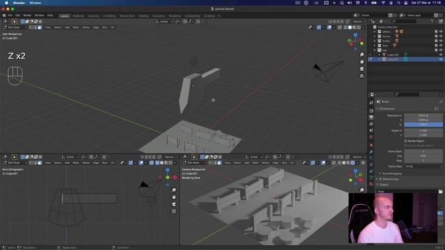 [Bruno Simong ] Three.js Journey 49 — Creating a scene in Blender