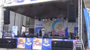 Открытие Дня города Тихвин у ДК им.Н.А.Римского-Корсакова, обзор праздника в парке Летний сад