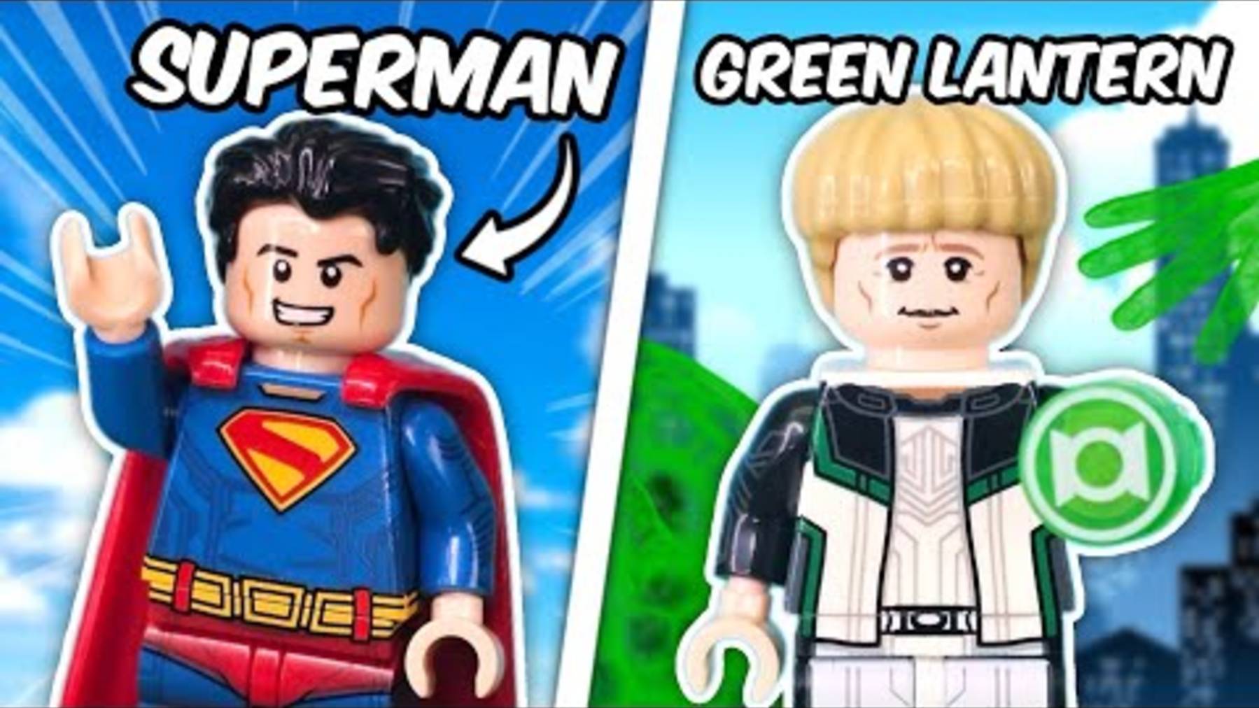 Я собрал СУПЕРМЕНА из конструктора LEGO...