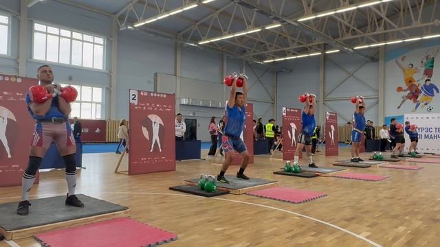 Спортивные Игры Манчаары XXll 09.07.2025 г. с.Ытык-Кюель, толчок гири 32 кгмужчины +95 кг , группаА