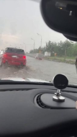 💦Дмитровское шоссе затопило из-за ливня💦
